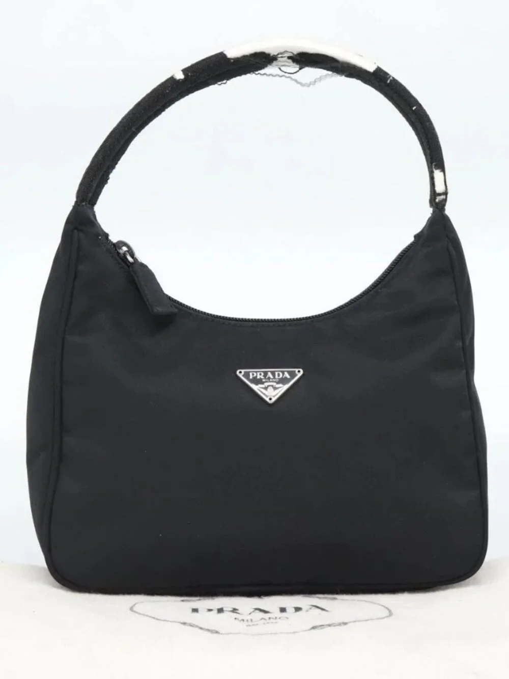 Prada brand	prada color	black